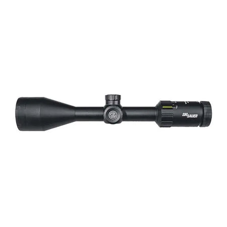SIG SAUER WHISKEY3 SCOPE 4-12X50MM 1 IN SFP HELLFIRE QUADPLEX ILLUM RETICLE 0.25 MOA ADJ BLACK