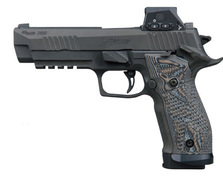 Sig Sauer 226X59XTMSAORXSL P226 XFive Extreme 9mm Luger 20+1 5" Bull Barrel, Black Nitron Stainless Steel Serrated w/Optic Slide, Black Nitron Stainless Steel Frame w/Beavertail & Picatinny Rail, Cust