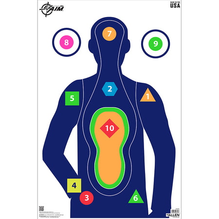EZ AIM 23X35 PAPER TGT COMMAND SIHO 50PK