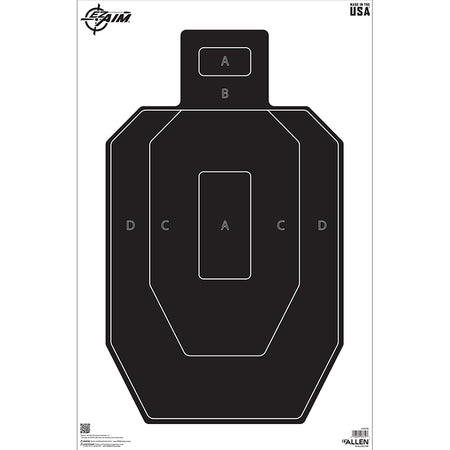 EZ AIM 23X35 PAPER TGT IPSC SILHO 50PK