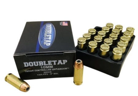 DoubleTap 10mm Auto Controlled Expansion 180gr JHP Ammo