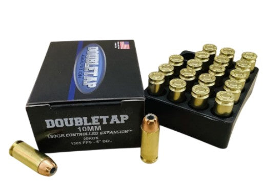DoubleTap 10mm Auto Controlled Expansion 180gr JHP Ammo