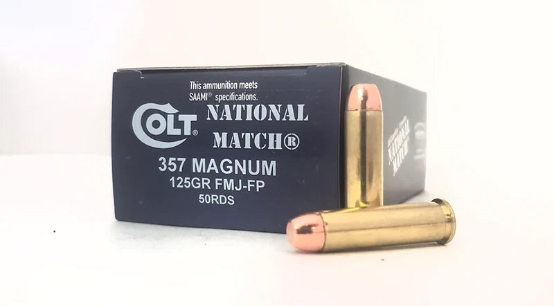 DoubleTap .357 Magnum Colt National Match 125gr FMJ Ammo
