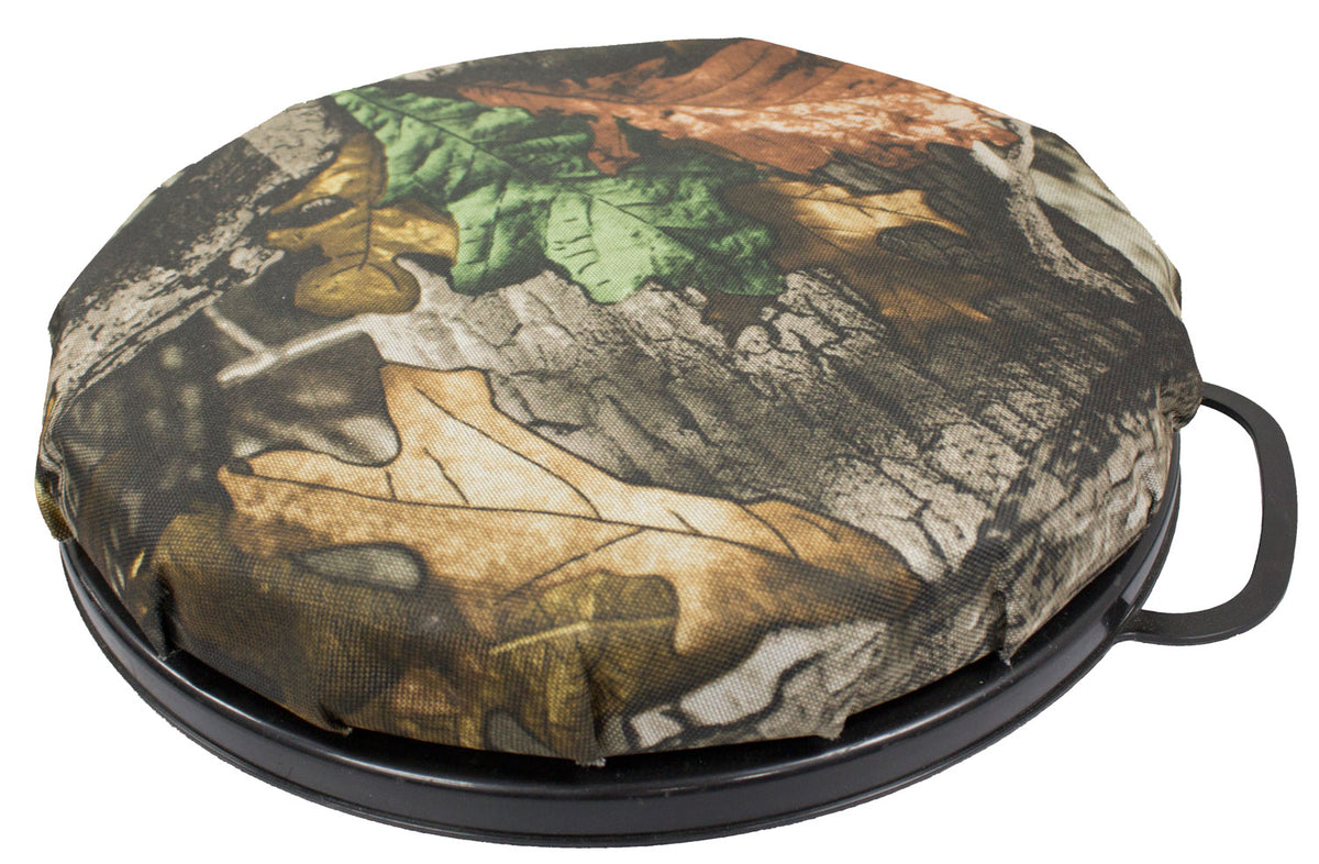 HME SWLST Bucket Swivel Seat Swivel Camo Foam, Fits 5 Gallon Bucket