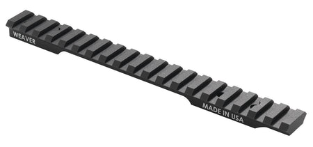 Weaver Mounts 99498 Multi-Slot Base Extended Black Anodized Aluminum Fits Savage 110 Short Action 20 MOA