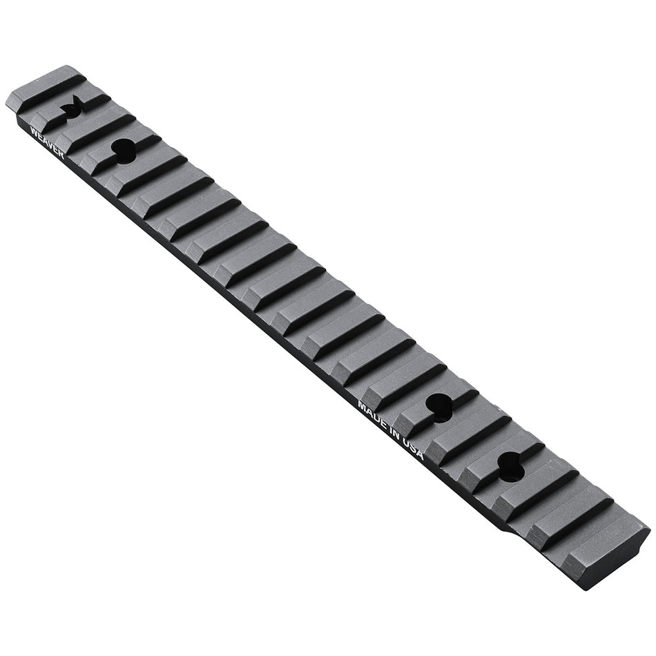 Weaver Mounts 99487 Multi-Slot Base Extended Black Anodized Aluminum Fits Savage Axis