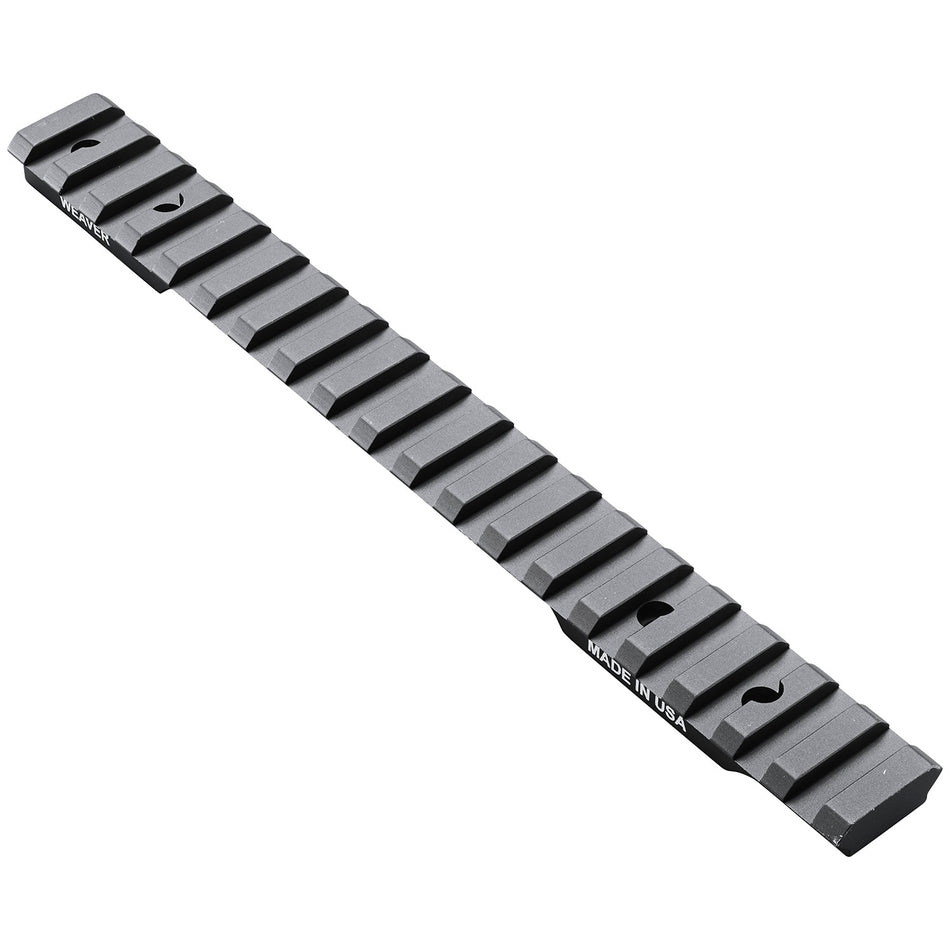 Weaver Mounts 99489 Multi-Slot Base Extended Black Aluminum Fits Savage110/111/112/114/116 Long Action