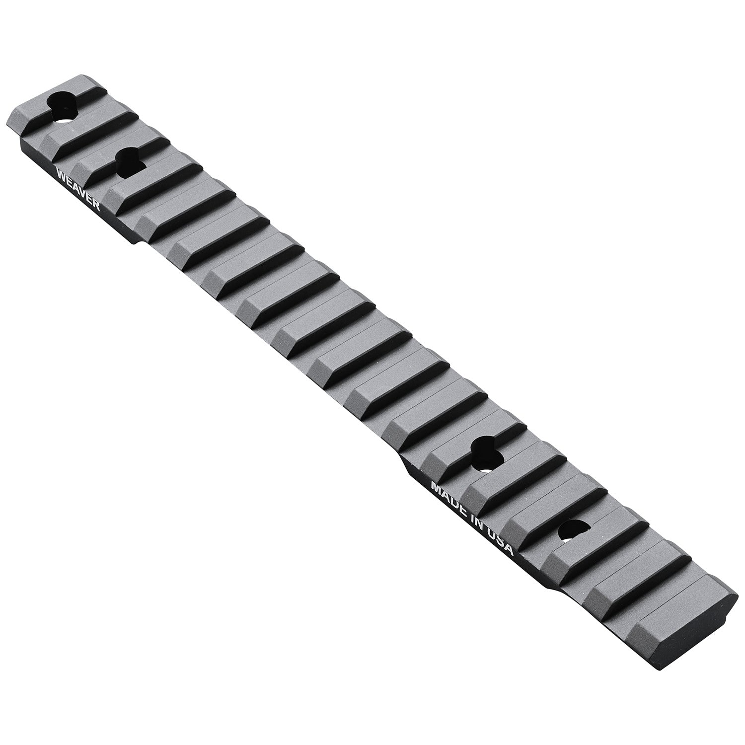 Weaver Mounts 99492 Multi-Slot Base Extended Black Anodized Aluminum Fits Extended Multi-Slot Base Short Action 20 MOA