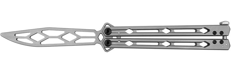 Luncha Drop Point 4.6" Silver ButterflyKnife