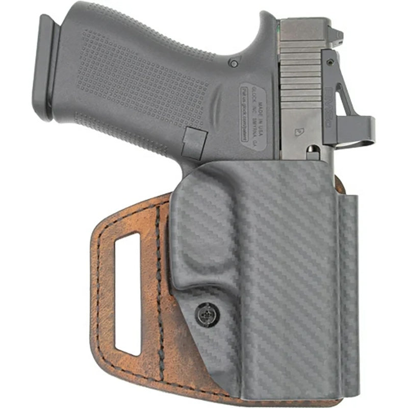 V-Slide Holster OWB Brn Sz Sig Sauer P320