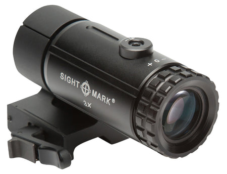 Sightmark SM19063 T-3 Magnifier 3X with Flip to Side Mount Matte Black 3 x 23mm
