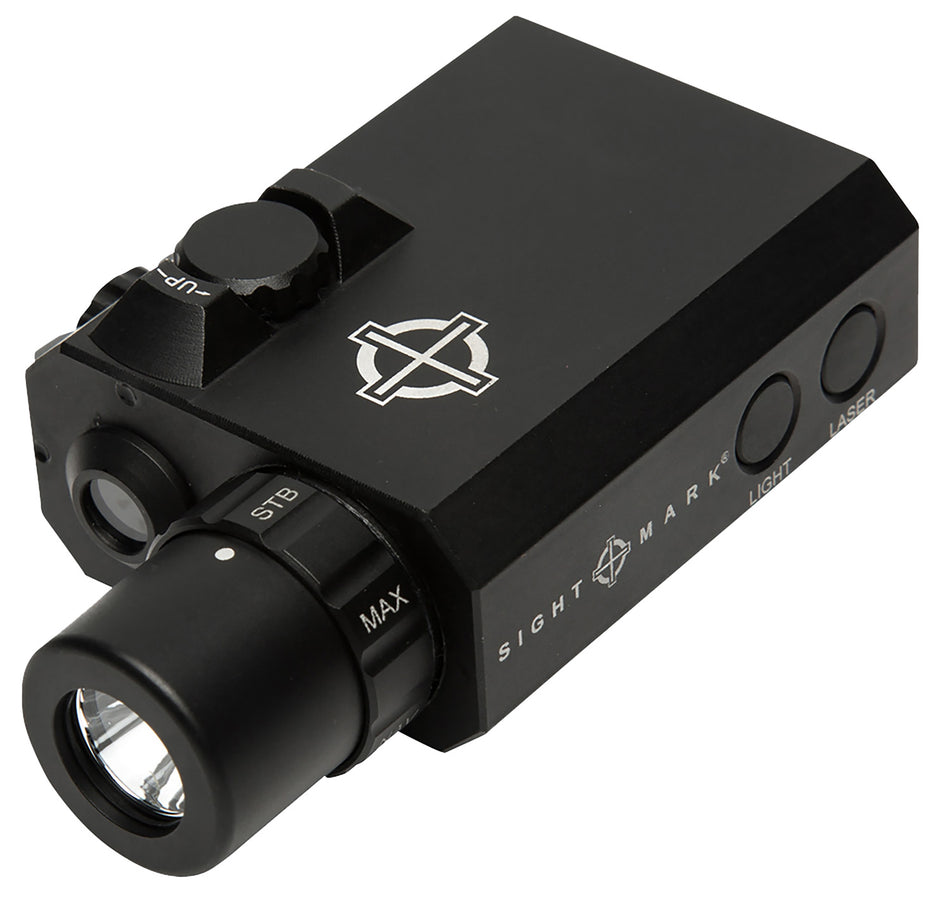 Sightmark SM25012 LoPro Mini Combo Flashlight and Green Laser Sight Matte Black 300 Lumens White LED