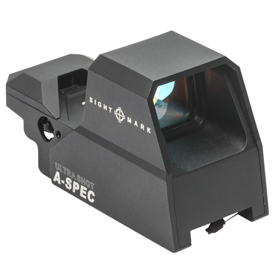 Sightmark SM26032 Ultra Shot A-Spec Open Reflex Sight Matte Black 1 x 33 mm x 24 mm 3 MOA Red Dot/5 MOA Red Dot/50 MOA Circle Multi Reticle