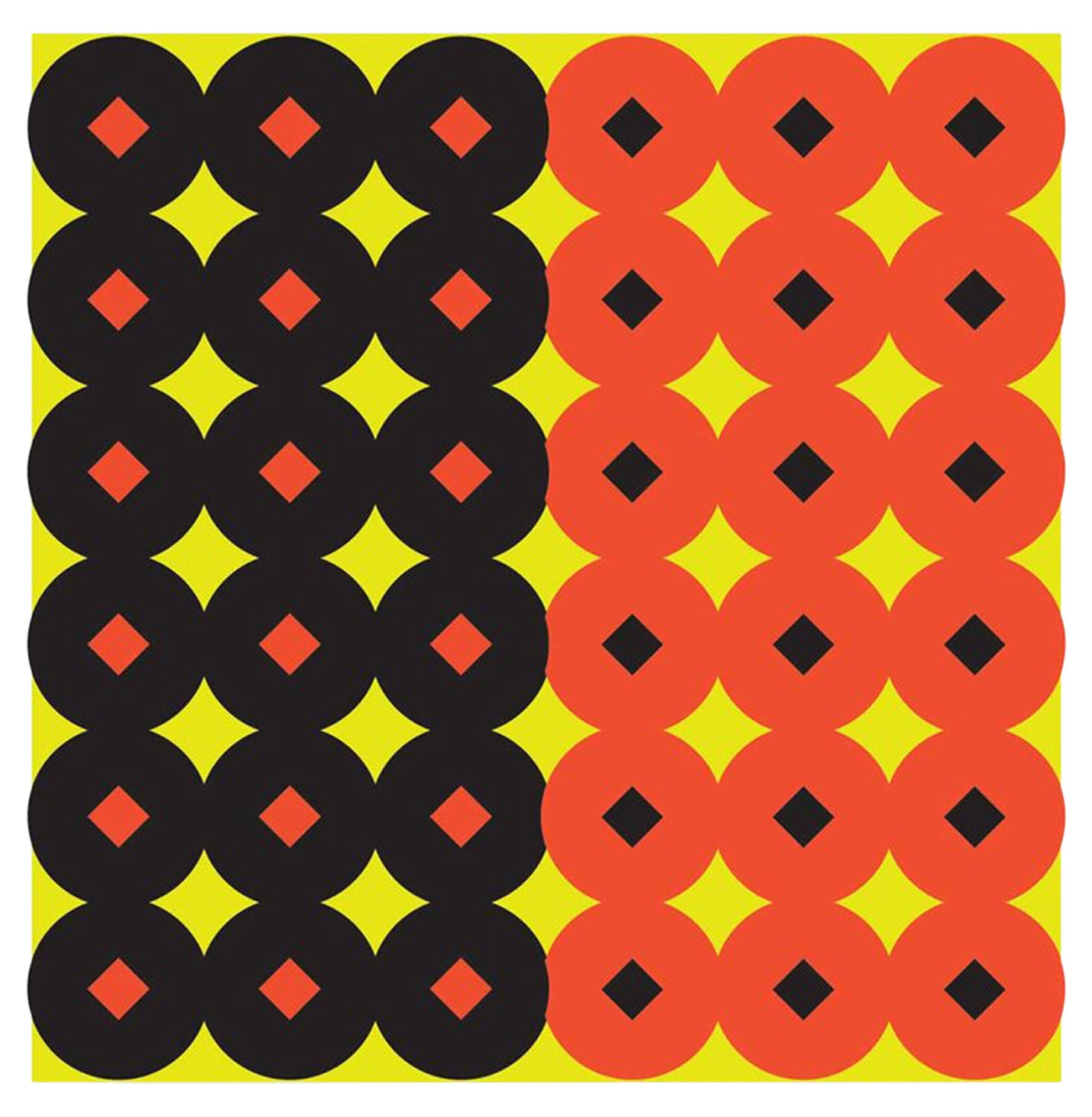 Birchwood Casey 34117 Shoot-N-C Reactive Target Self-Adhesive Paper Circle w/Diamond Center 432 Pasters