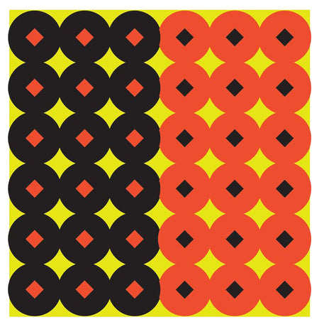 Birchwood Casey 34117 Shoot-N-C Reactive Target Self-Adhesive Paper Circle w/Diamond Center 432 Pasters