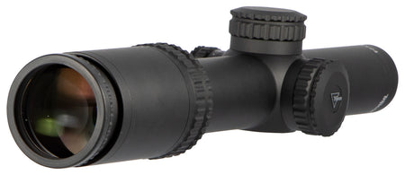 Trijicon 1900001 AccuPower  1-4x 24mm Obj 97.50-24.20 ft @ 100 yds FOV 30mm Tube Black Finish Illuminated Green MOA-Dot Crosshair (SFP)