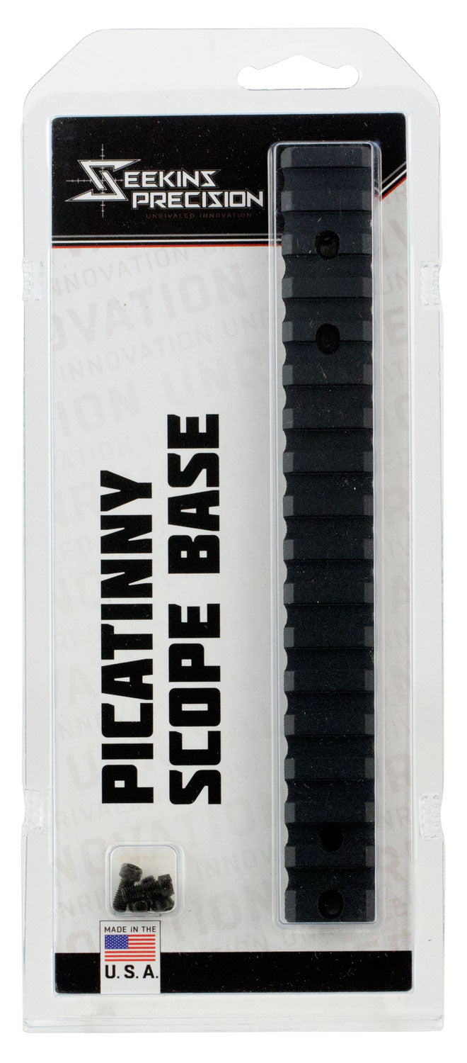 Seekins Precision, 20 MOA Scope Base, #6-48 Screws, Fits Remington 700, Long Action, Black Finish