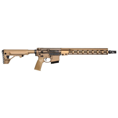 Geissele Automatics 08653S GFR Recce 6mm ARC 8+1 16" Threaded Barrel, Desert Dirt Cerakote Aluminum Receiver w/Picatinny Rail, M-LOK Handguard, Mil-Spec 6 Position Buffer Tube, DD Polymer Geissele SBS
