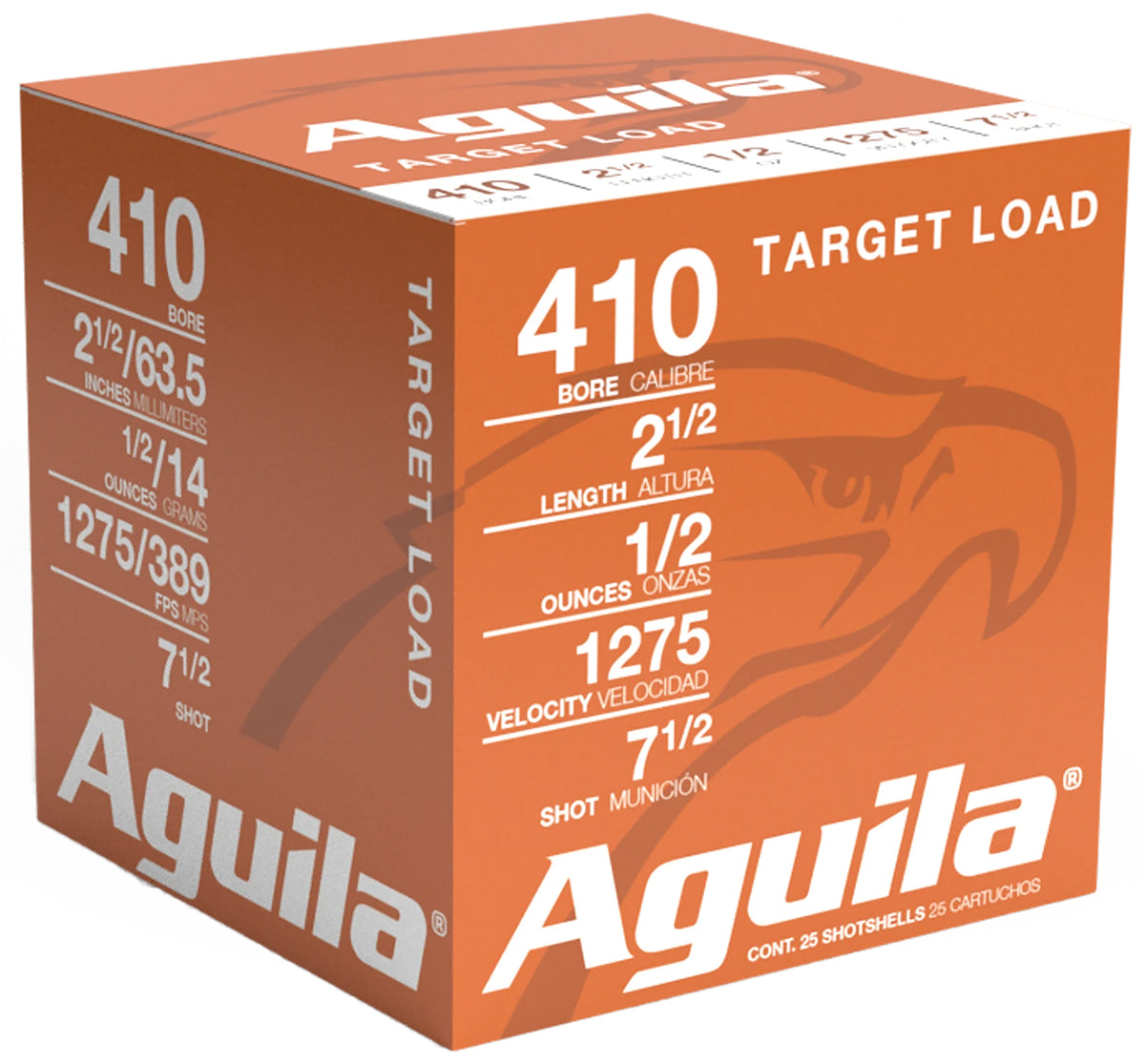 Aguila Sub-Gauge High Velocity .410 Bore 2.5 in 1/2 oz #7.5