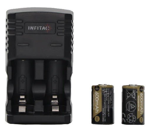 INFITAC BC01 CHARGER AND BATTERIES