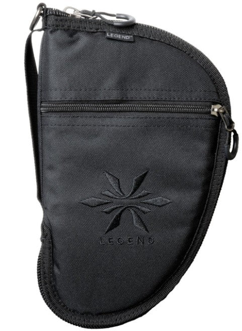 Legend Outdoor Gear Pegasus Pistol Rug, Polyester Construction, 10.5"x1.2"x6.5", Black PEG504-BK