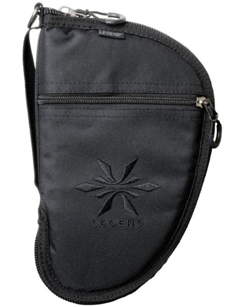 Legend Outdoor Gear Pegasus Pistol Rug, Polyester Construction, 10.5"x1.2"x6.5", Black PEG504-BK