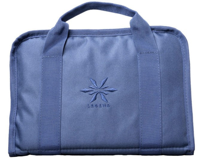 Legend Outdoor Gear Pegasus Tactical Pistol Case, Polyester Construction, 12.5"x1.5"x8", Midnight Blue PEG100-MB