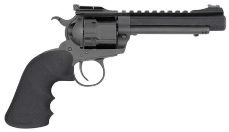 Chiappa Firearms 340357 1873 44 Mag 6 Shot 5.50" Black Hexagonal Shroud w/Picatinny Rail Barrel, Black Cylinder, Black Alloy Frame, Black Hogue Rubber Grip