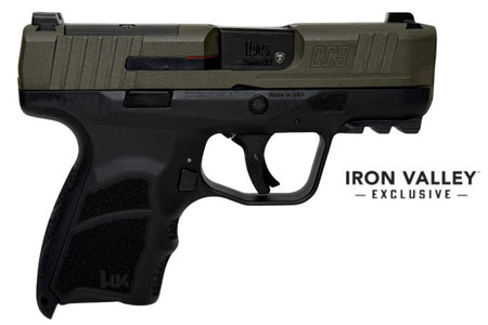 CC9 Micro Comp 9mm 3.32" OR Grn/Blk 2/10-rd IVS