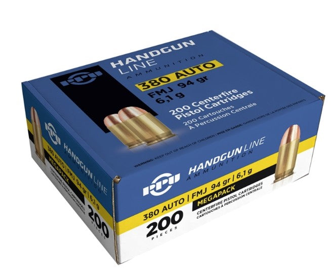 Prvi Partizan .380 ACP/Auto  94gr FMJ Ammo