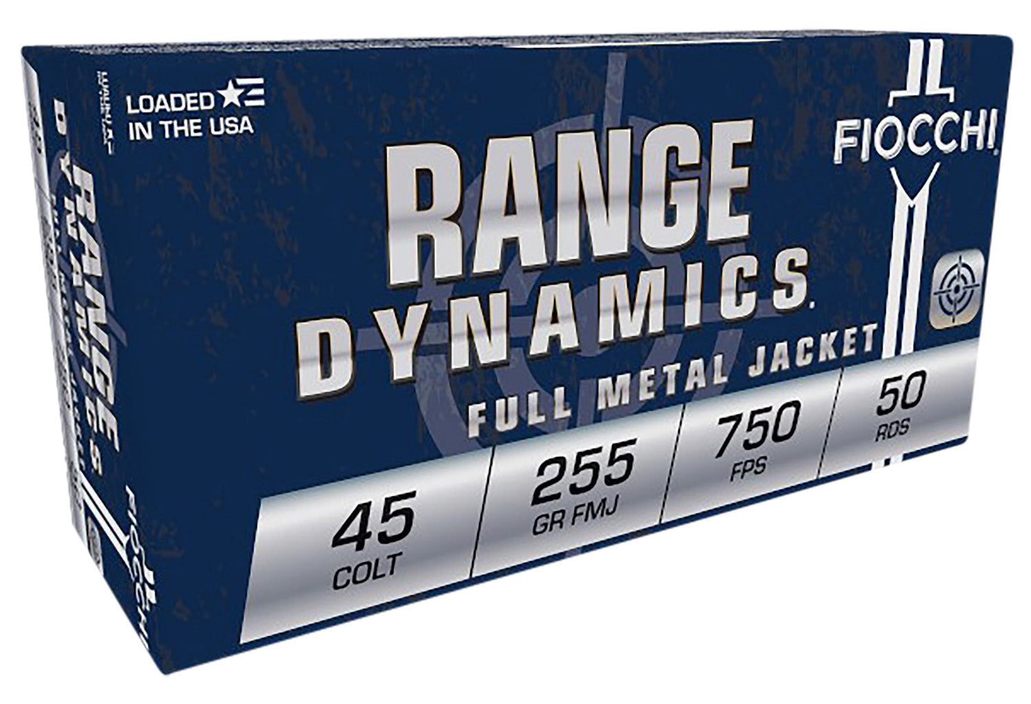 Fiocchi 45 Colt Pistol Shooting Dynamics 225gr CMJ Ammo