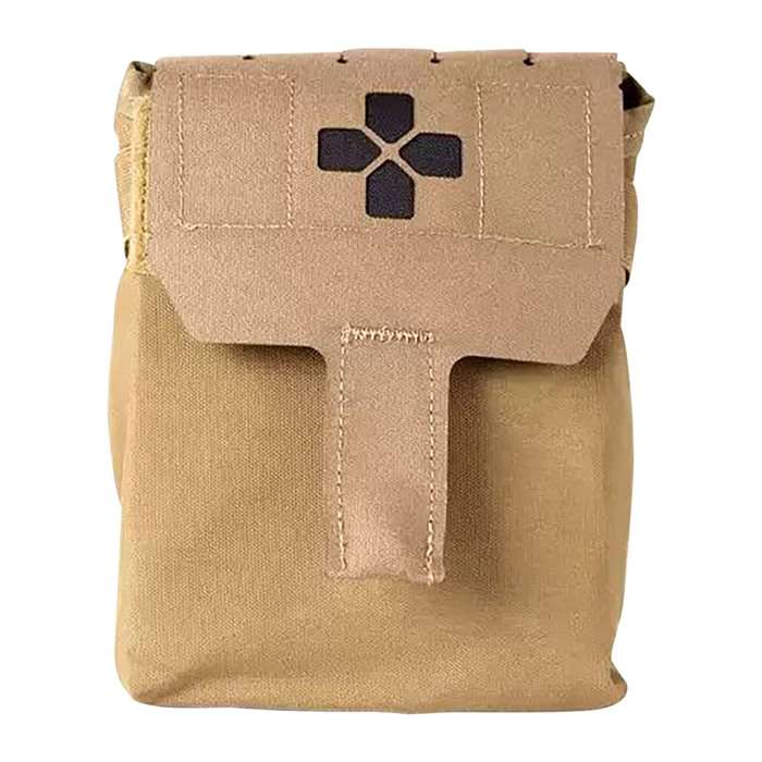 BLUE FORCE TRAUMA KIT NOW! MEDIUM - MOLLE HELIUM WHISPER - ESSENTIALS SUPPLIES - COYOTE BROWN
