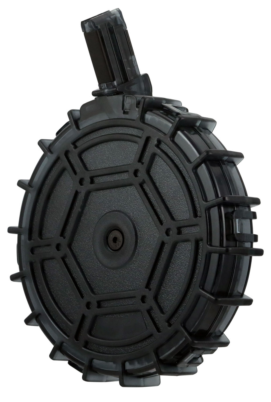 ProMag REMA4 Standard 70rd Drum 22 LR Fits Remington 597 Smoke Polycarbonate