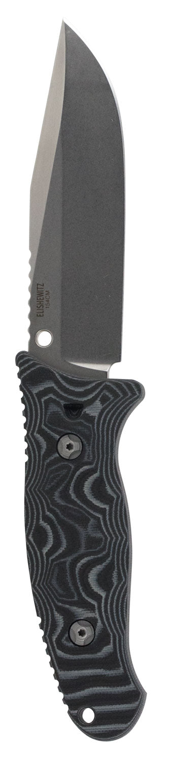 Hogue 35279 EX-F02 4.50" Fixed Clip Point Plain Black 154CM SS Blade/G-Mascus Black G10 Handle