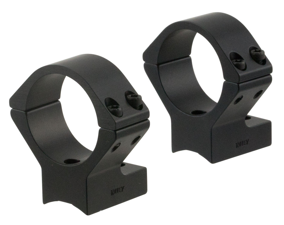 Talley 940725 Scope Mount/Ring Combo Black Anodized 1" Tube Savage Round Receiver with AccuTrigger (110 Series/A17/A22) Medium Rings