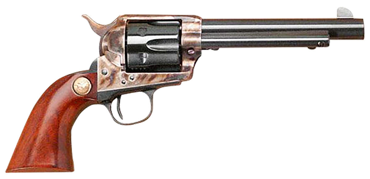 Cimarron MP401 Model P 357 Mag 38 Special 6 Shot 5.50" Blued Stainless Steel Barrel, Blued Cylinder, Blue Steel Frame, Walnut Grip, Exposed Hammer