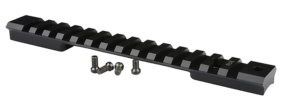 Warne 7654M Mountain Tech Tactical Rail Black Anodized Aluminum Weatherby Mark V 9 Lug Magnum (Except .240 WM) Magnum Action, 0 MOA