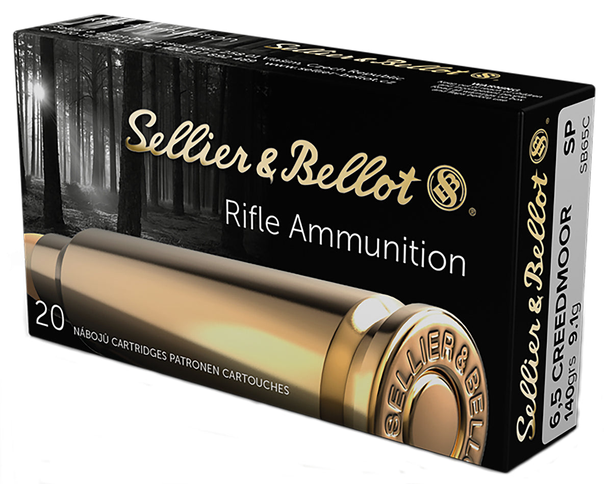 Sellier & Bellot 6.5 Creedmoor 140gr SP Ammo