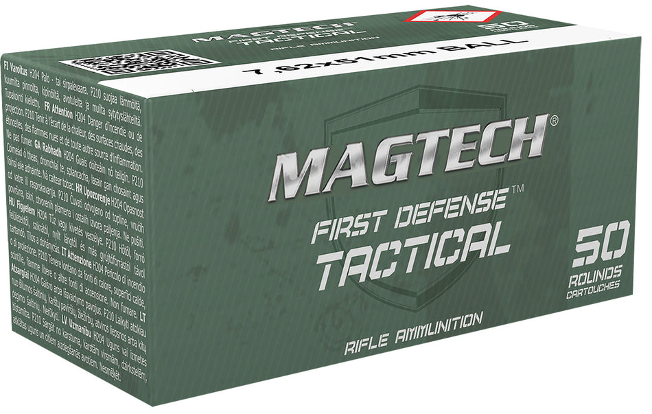 Magtech 7.62x51 NATO First Defense 147gr FMJ Ammo