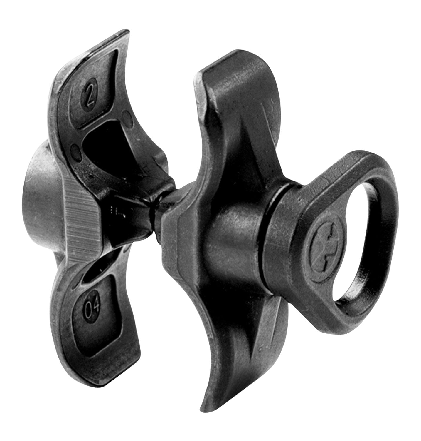 Magpul MAG493BLK Forward Sling Mount made of Steel with Melonite Black Finish for Mossberg 590 & 590AL with Magpul SGA Stock