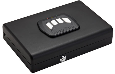 SnapSafe 75432 Keypad Safe Keypad/Key Entry Black Steel 11" H x 8.50" W x 2.25" D