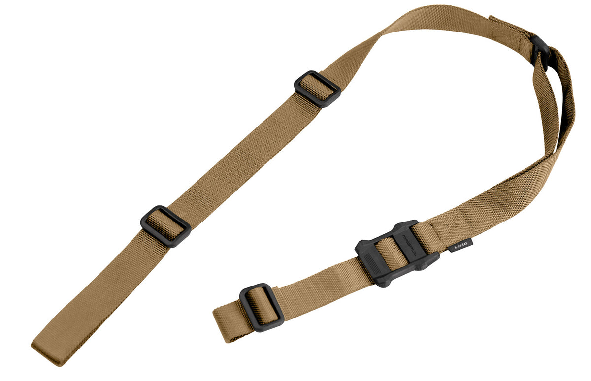Magpul MAG513COY MS1 Sling Coyote Nylon 48"- 60" OAL Adjustable Two-Point Rifle