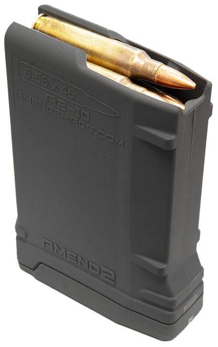 Amend2 556MOD2BLK10 MOD-2 10rd 223 Rem/5.56x45mm NATO Compatible w/ AR-15/M16/M4 Black Polymer