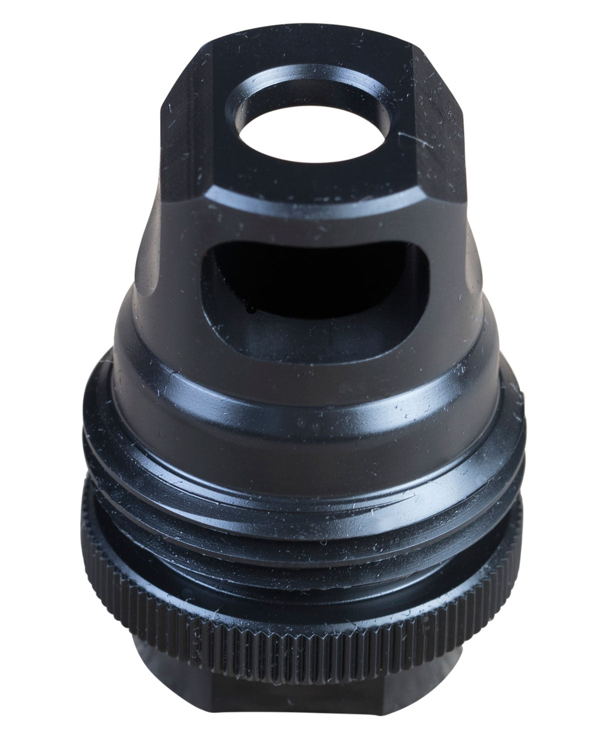 SilencerCo AC2628 ASR Muzzle Brake Black Steel 1/2"-28 Threads 9mm, Luger