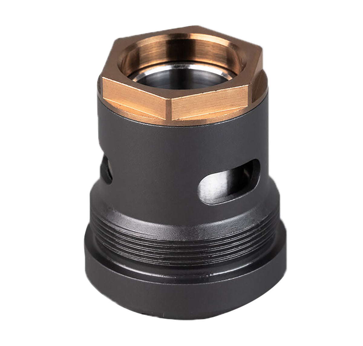 SilencerCo AC2448 3-Lug Mount 45 ACP Black Steel