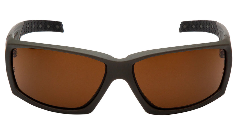 Pyramex VGSG718T Venture Gear Tactical Overwatch Adult Bronze Lens Anti-Fog Polycarbonate OD Green Frame