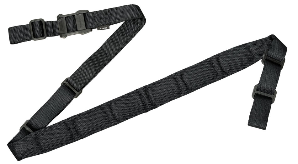 Magpul MAG545BLK MS1 Sling Black Nylon 48"-60" OAL Padded Two-Point Rifle