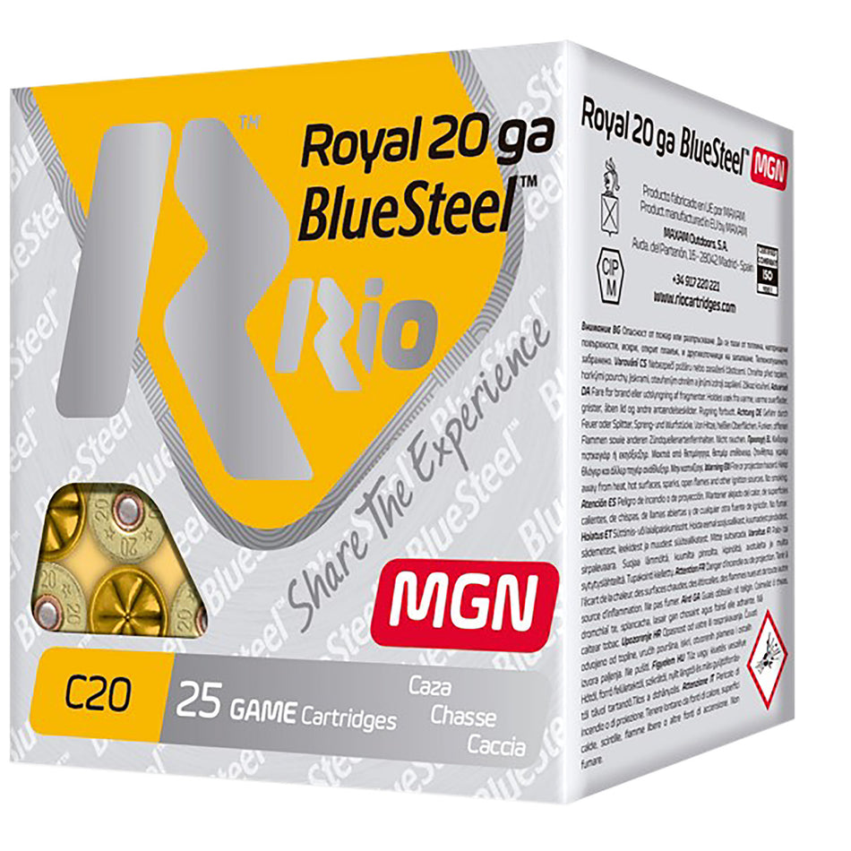 Rio Royal BlueSteel Magnum 20 Gauge 3'' 1 oz #2 Shot