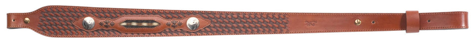 Browning 122602 Buffalo Nickel Brown Leather Adjustable Rifle