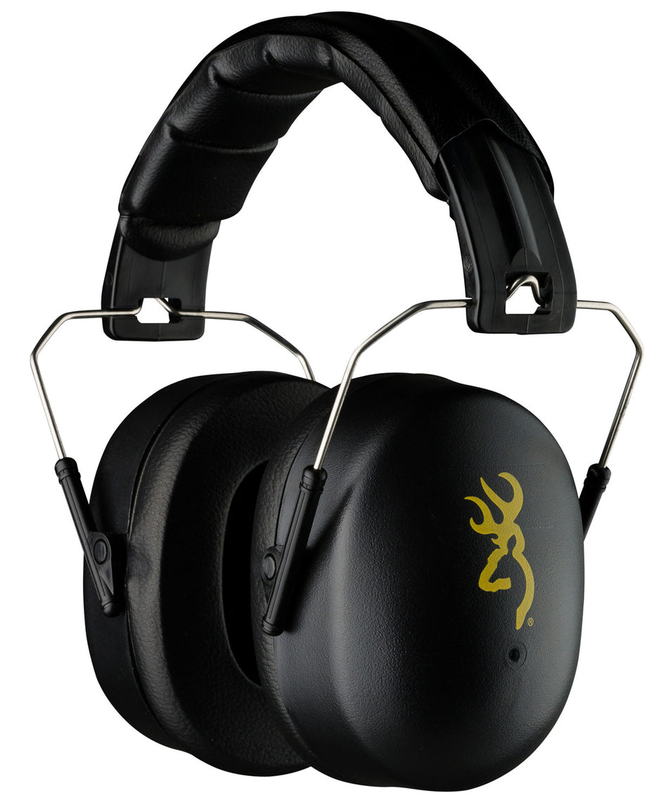 Browning 12699 HDR Plastic with Foam 37 dB Over the Head Black Adult